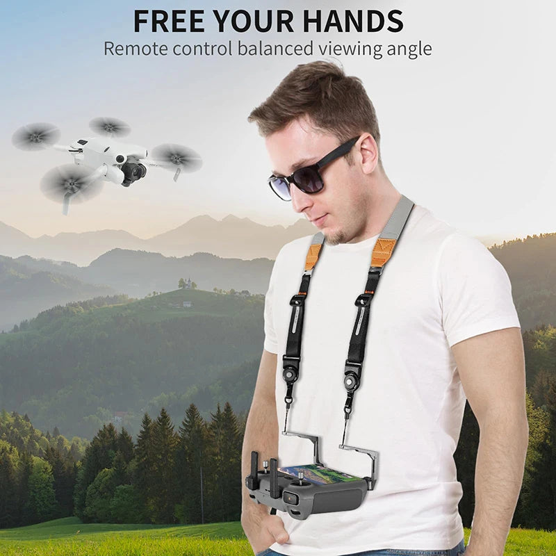 RCSTQ For DJI RC/ RC 2 Drone Remote Control Balance Strap System for DJI Mini 3 / Mini 3 Pro / Mini 4 Pro/ Dji Air 3 Accessories - Thedroneflight