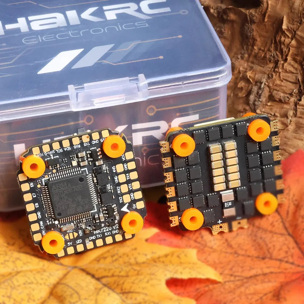 HAKRC F722 Mini V2 Flight Controller Stack with ESC 20x20mm