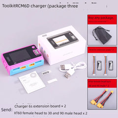 Toolkitrc Hawaii M6d Mojito Version Balance Charger 6S Lithium Battery Dual-Channel 500W Model Aircraft UAV