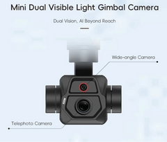 NCZOBOE A2W HD Thermal Imaging 3-Axis Gimbal Camera — Dual-Light, Target Tracking, 5MP, 1080p, for Enterprise UAV