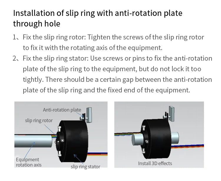 Rotating conductive slip ring inner diameter 25.4 hollow circuit slip ring circuit conductive ring