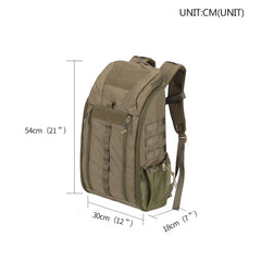 DUTRIEUX Medical Assault Pack Tactical Backpack — Oxford, Internal Frame, 30×18×54cm, Multicam / Army Green / COB / Black