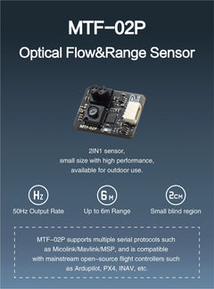 MicoAir Optical Flow & Range Sensor MTF-02P Compatible with Ardupilot/PX4/INAV