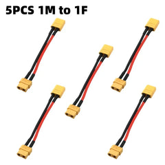 XT60 Battery Connector Y Splitter - 14AWG Parallel Cable 60A