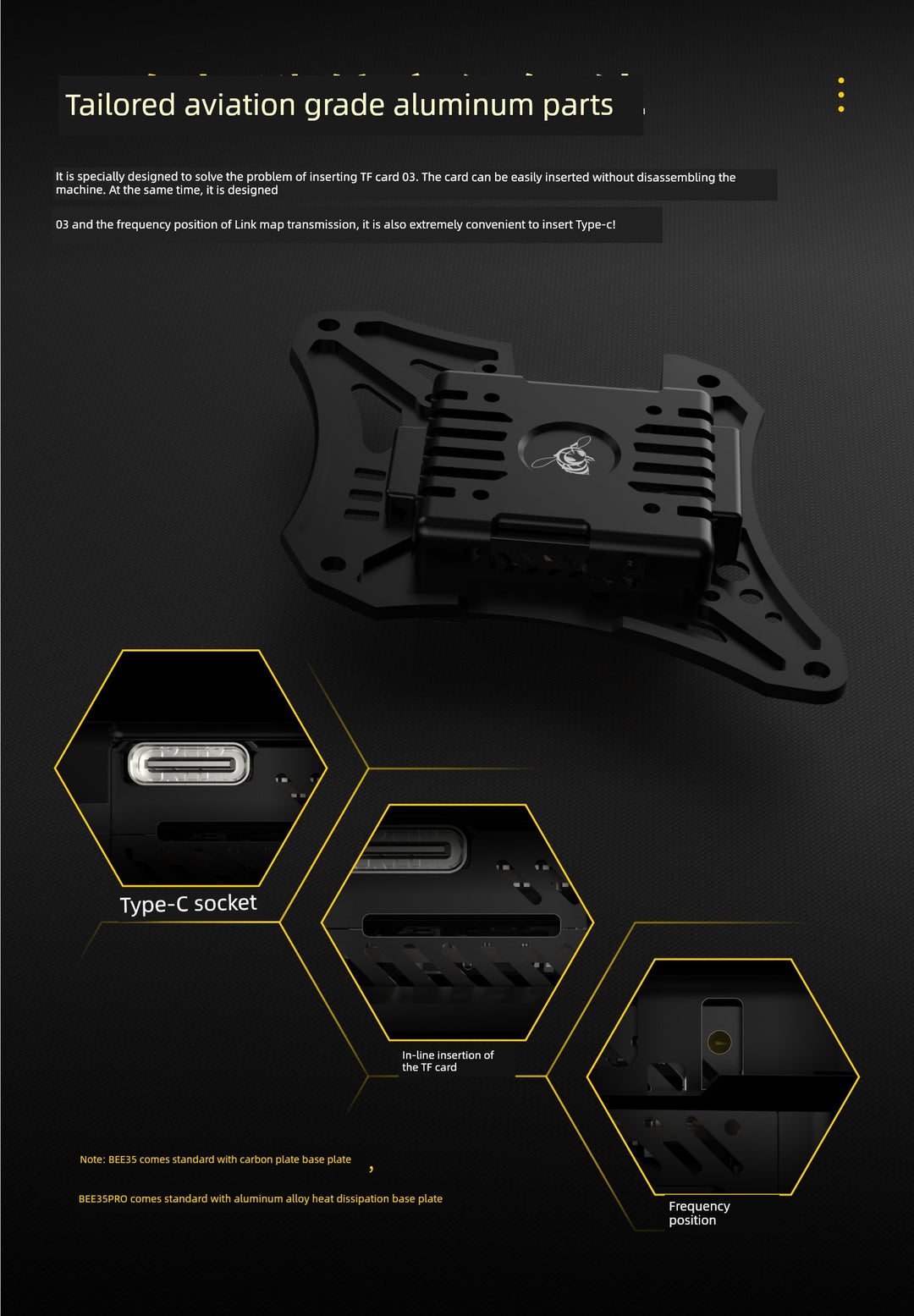 Speedybee 3.5-Inch Rack Bee35 FPV Ducting Machine Crossing Machine Circle Machine Aerial Photography O3 Simulation