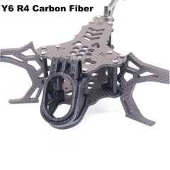 Y6R4 4" Carbon Fiber FPV Drone Frame Kit - 195mm Racing Freestyle