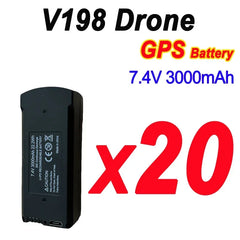 Original 7.4V 3000mAh V198 MAX PRO 8K Drone Battery For V198 GPS RC Quadcopter Spare Battery Accessories Parts - Thedroneflight