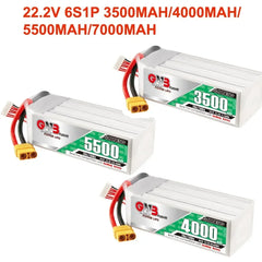 GNB 6S 22.2V LiPo battery with XT60 connector