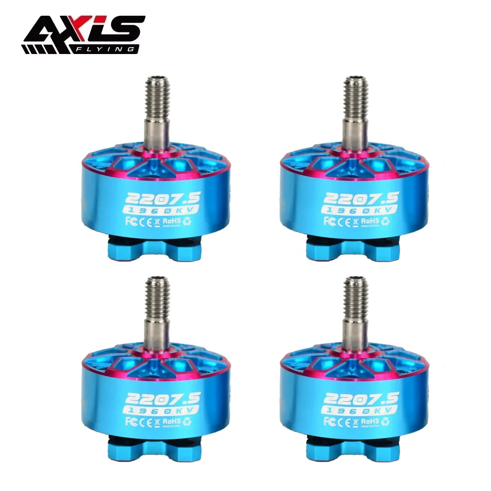 Axisflying Bando 2207.5 6S Brushless Motor — 1860KV / 1960KV, 5" FPV Freestyle & Cinewhoop (4PCS) - TheDroneFlight