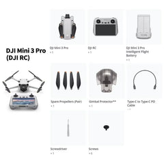 DJI Mini 3 Pro Drone - 4K Video, True Vertical Shooting, GPS Under 249g