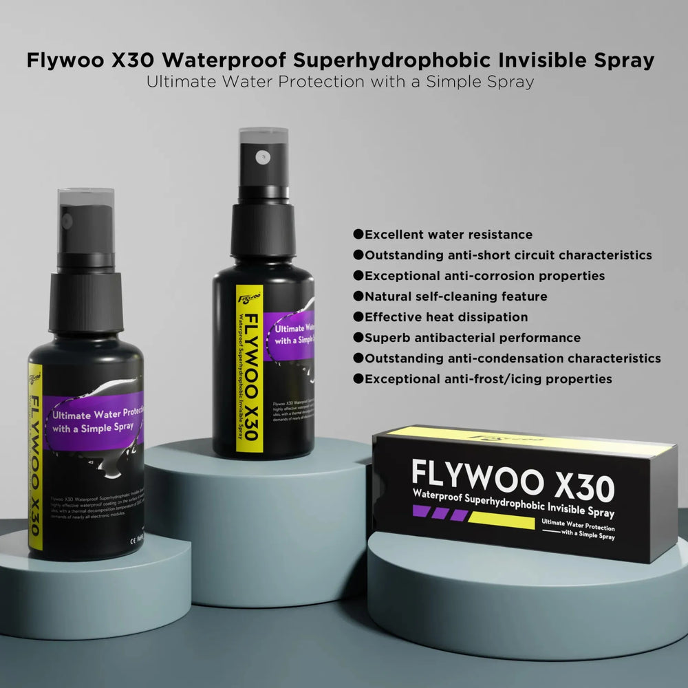 Flywoo X30 PCBA Waterproof Superhydrophobic Invisible Spray - Thedroneflight