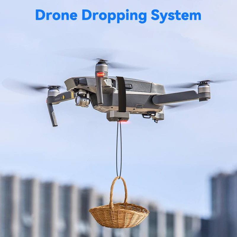 Airdrop System for DJI Mavic 3/2 Zoom AIR 2 Mini 3/Mini 4 Pro Drone Fishing Bait Wedding Ring Gift Deliver Life Rescue Thrower - Thedroneflight
