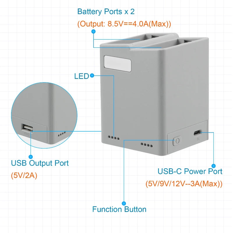 DJI Mini 3/4 Pro Long-Range Battery 3850mAh 47-Min Flight Time
