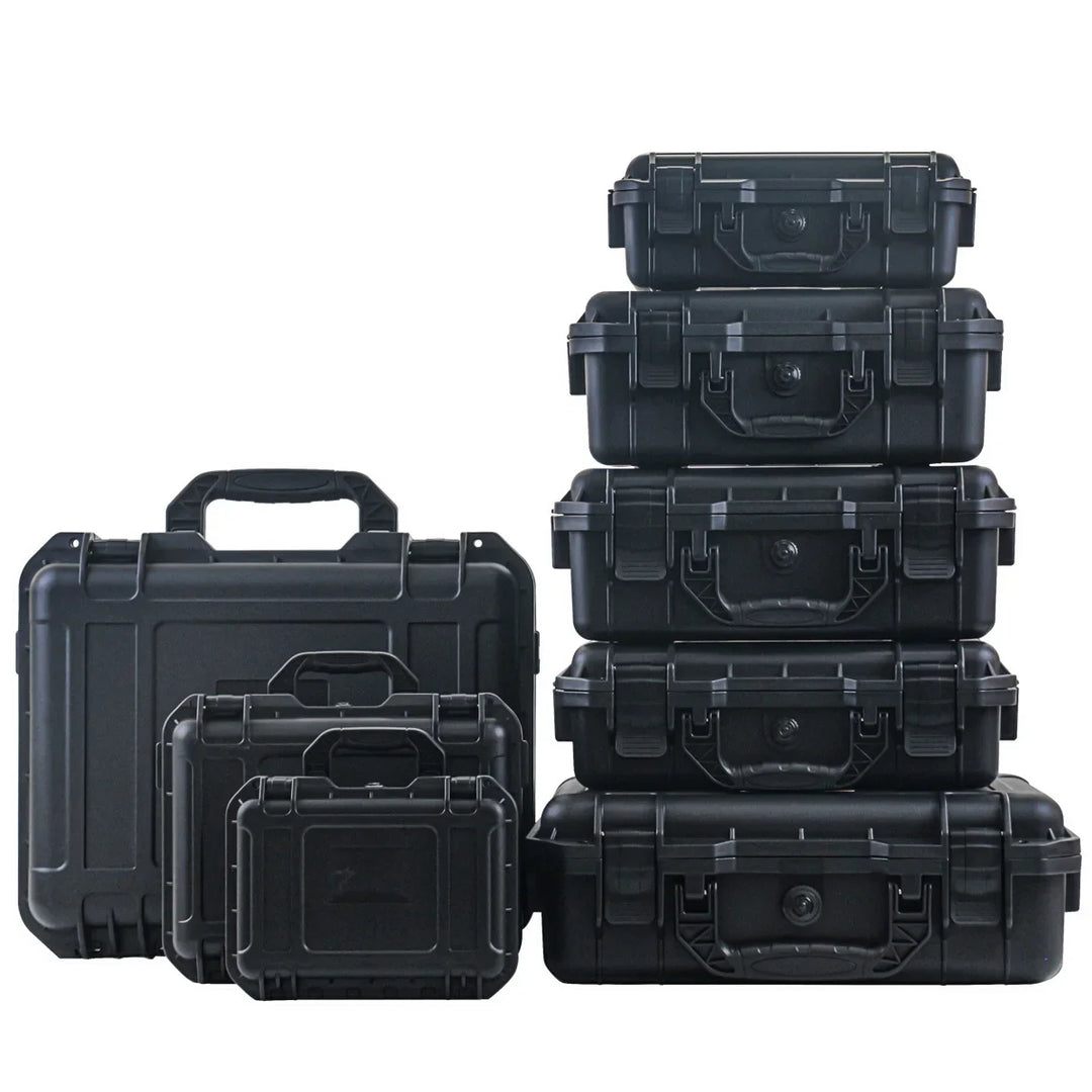 FNICEL Waterproof Hard Carry Case with Pre-Cut Sponge — Drone, FPV, Camera & Equipment Protection