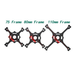 RC Micro Drone FPV Frame Kit 75mm 80mm 110mm Wheelbase For MINI RC FPV Freestyle Tiny Whoop Racing Drone Quadcopter DIY Parts