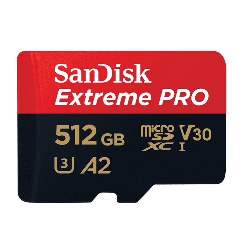 SanDisk Extreme Pro microSD Card | U3, V30, A2, 4K | 128GB–1TB