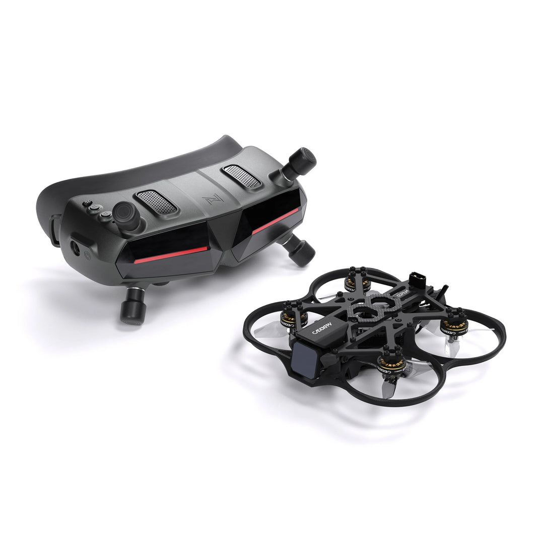 Walksnail Avatar Goggles X with a ducted FPV drone