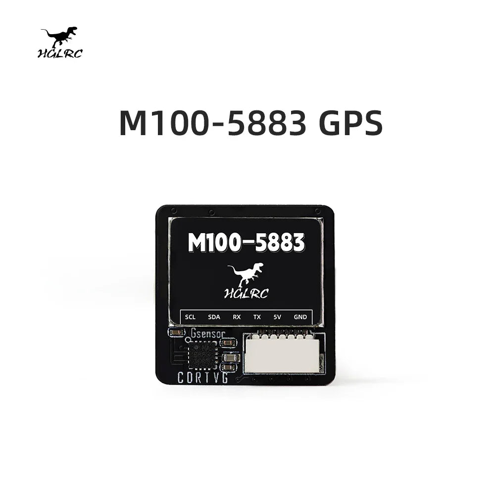 HGLRC M100/M80 GPS Module - 5883/PRO/MINI Dual-Band GNSS for FPV Racing Freestyle Drones