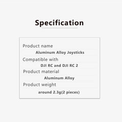 Joystick For DJI Mavic 3 Pro/Mini 3 Pro/Air 2S/Air 3/Mini 4 Pro RC/RC 2 Remote Controller Thumb Rocker Sticks Drone Accessories - Thedroneflight
