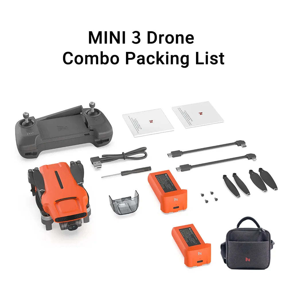 FIMI MINI 3 Camera Drone — Sony 48MP, 4K/60fps, AI Night Video, 9km SoLink, 245g GPS Foldable, Ships USA