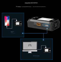Toolkitrc M6d Summer Special Edition Balance Charger 6S Lithium Battery Dual-Channel 500W Model Aircraft UAV FPV