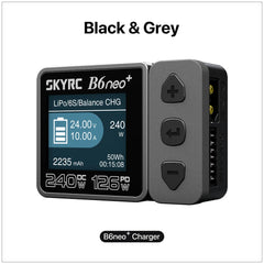 SKYRC B6neo+ Smart Balance Charger DC 240W / PD 126W — 1-6S LiPo LiHV NiMH Multi-Chemistry