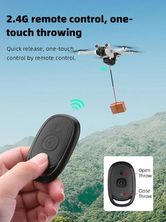 Airdrop System for DJI Mavic 3/2 Zoom AIR 2 Mini 3/Mini 4 Pro Drone Fishing Bait Wedding Ring Gift Deliver Life Rescue Thrower - Thedroneflight