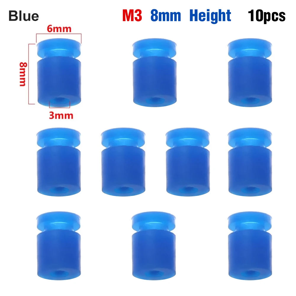9IMOD 10pcs M2/M3 RC Rubber Shock Absorber Balls for F3 F4 F7 Flight Controller FPV Quadcopter Anti Vibration Soft Mount Ball