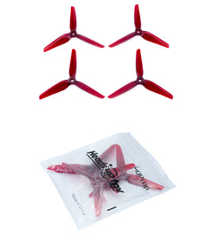 HQProp 5.1X3.8X3cm 5inch Red 3 Blade Propeller for Manta 5 Pro FPV Drone FPV Quadcopter Drone Accessories Parts - Thedroneflight