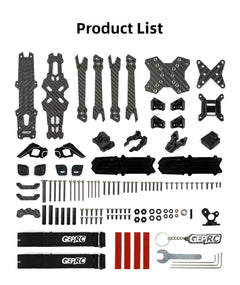 GEPRC Vapor X5/X6 FPV Freestyle Frame - 5mm Carbon