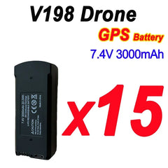 Original 7.4V 3000mAh V198 MAX PRO 8K Drone Battery For V198 GPS RC Quadcopter Spare Battery Accessories Parts - Thedroneflight
