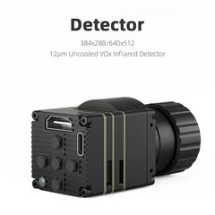 384x288 Infrared Thermal Camera - LWIR HDMI USB UVC Uncooled Industrial Thermal Imager 9.1mm Lens