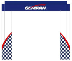 Gemfan 5 × 5 ft FPV Race Gate | Blue or Orange, No Frame