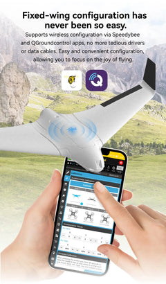 SpeedyBee F405 WING APP FC, Fixed Wing RC Plane Board, Reliable Flight Control, Compact & Easy to Configure