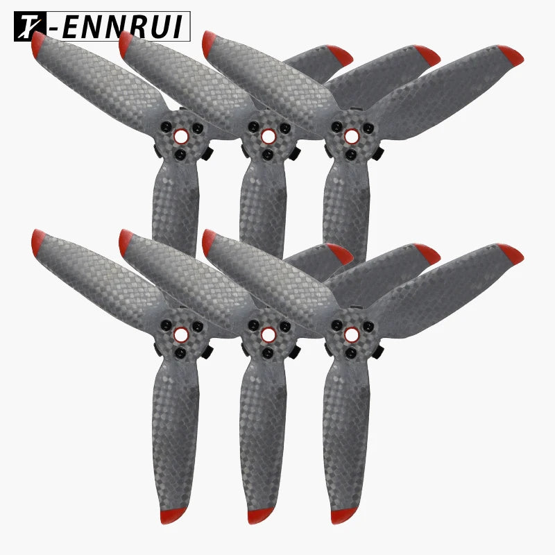 Copy Hot Selling 5328F Carbon Fiber 3-Blades Quick-Release Propeller for DJI FPV Combo Drone Accessories Parts - Thedroneflight