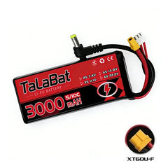3000mAh 2S 7.4V 5C LiPo Battery with Power Indicator — Fatshark, Skyzone, Aomway FPV Goggles - TheDroneFlight