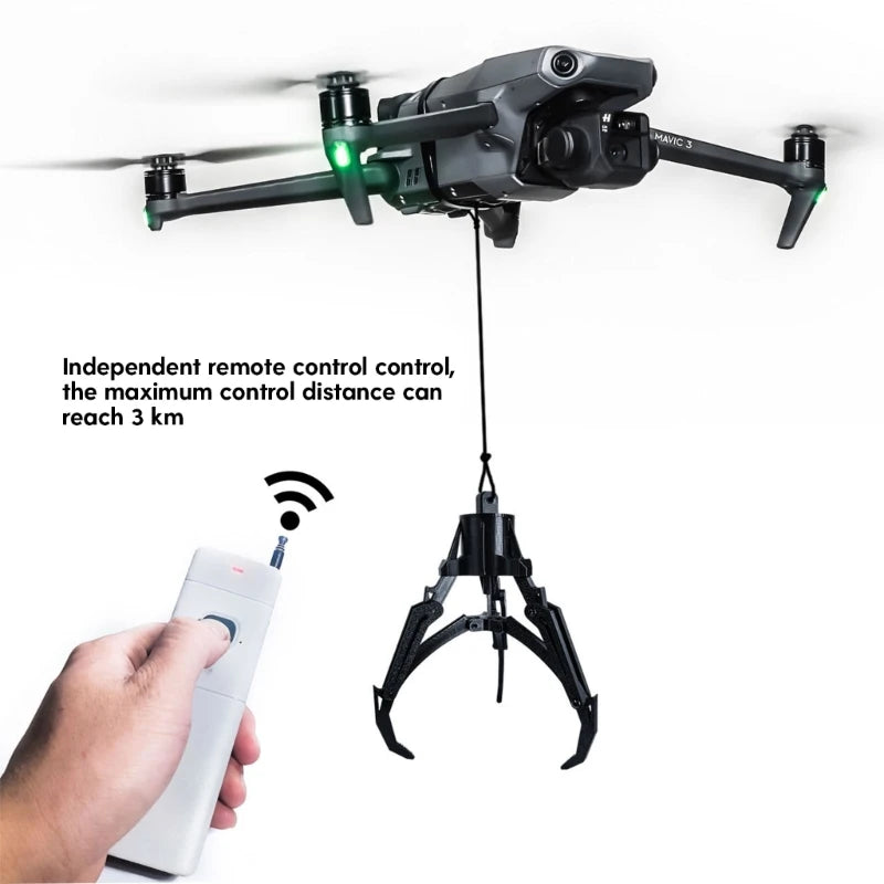 RC Mechanical Hook Grabber | Universal Claw Attachment for Drones