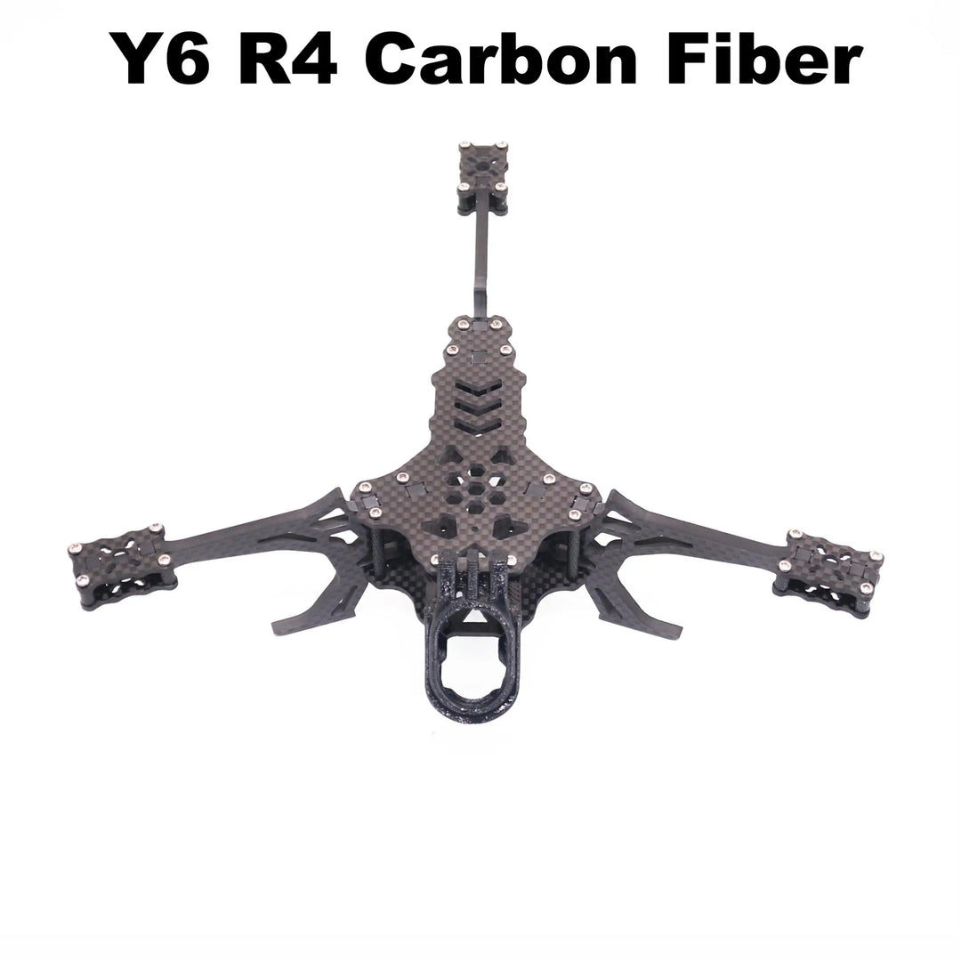 Y6R4 4" Carbon Fiber FPV Drone Frame Kit - 195mm Racing Freestyle