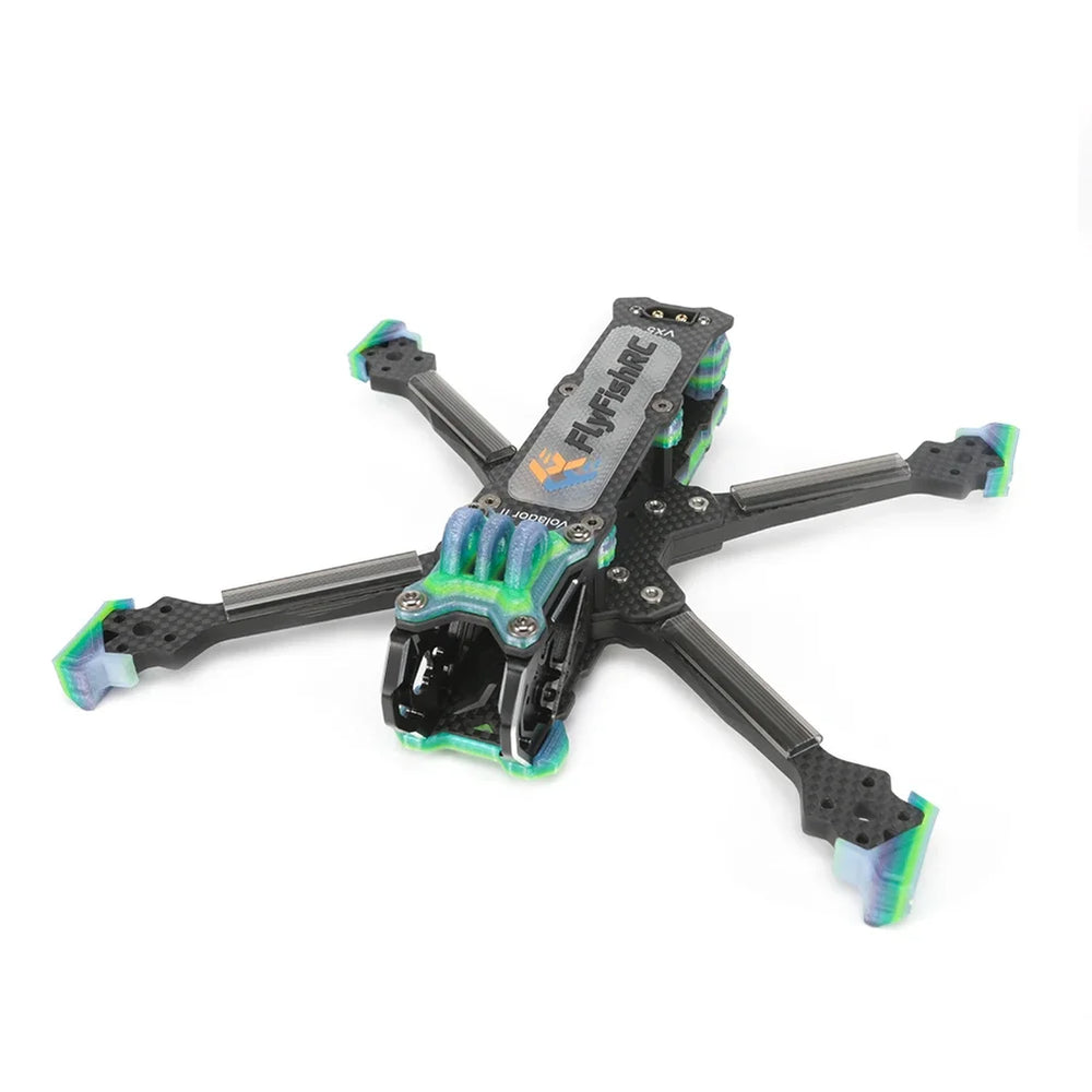FlyFishRC II VX5 V2 5 inch T700 Volador FPV Freestyle Frame Kit compatible with DJI O3 Air Unit for FPV Racing Drone - Thedroneflight