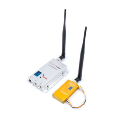 FPV 1.2Ghz 1.2G 8CH 1500mw Wireless AV Sender TV Audio Video Transmitter Receiver For QAV250 250 FPV RC Quadcopter