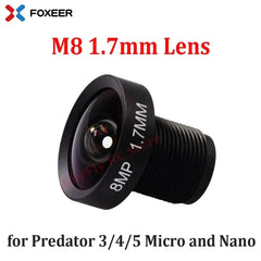 Original Foxeer Replacement Camera lens 1.7mm M8 Lens/5MP 1.8/2.1/2.5mm M12 Wide Angle Lens for Arrow/Predator/Falkor Camera