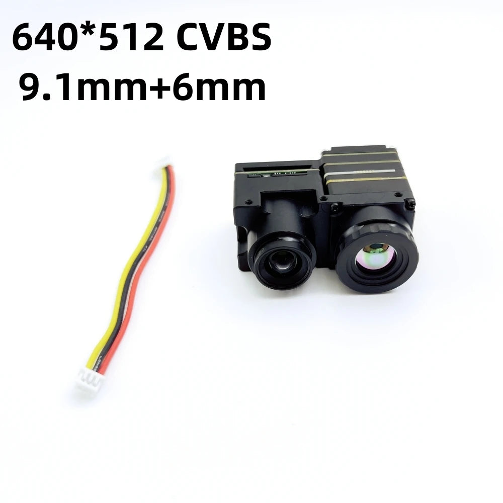 NCZOBOE Thermal Imaging Module Dual-Light Camera HD Imaging 256/384/640 Resolution Camera CCVBS Interface