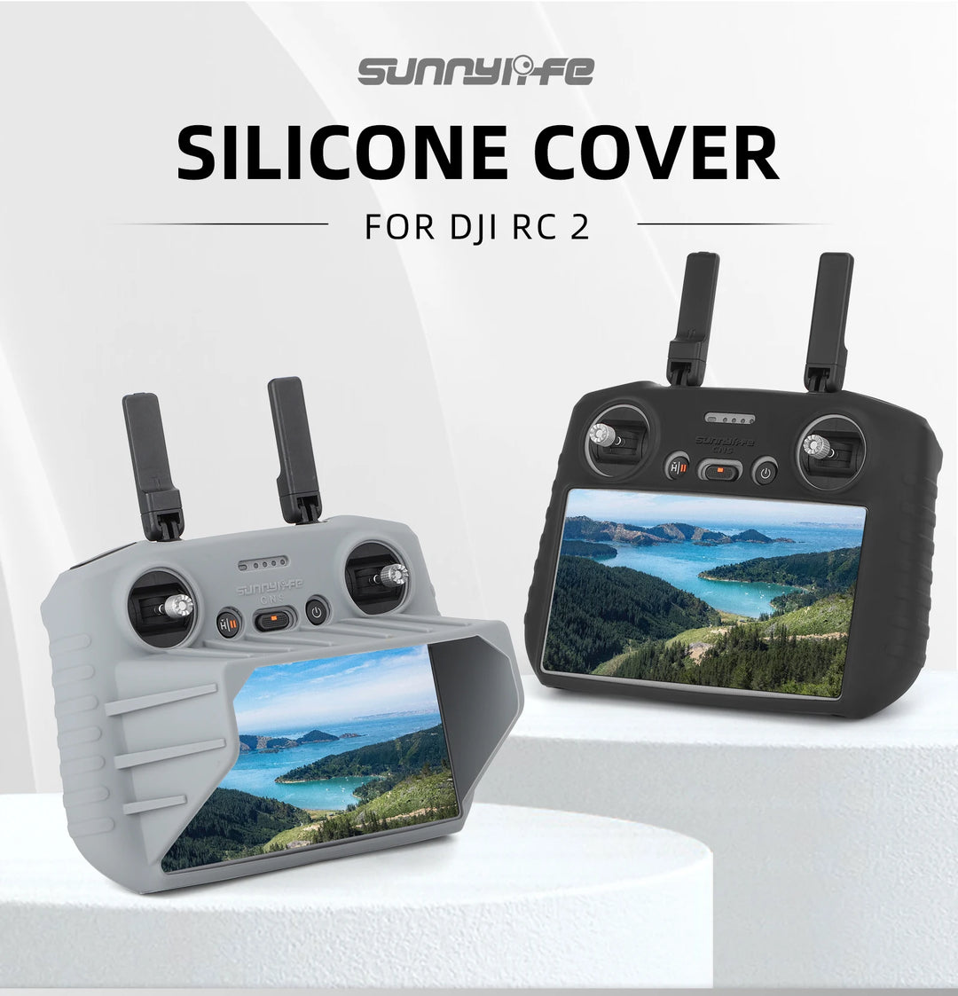 DJI RC 2 Silicone Case + Sun Hood | Air 3 Remote Controller Accessories