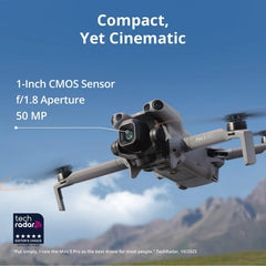 DJI Mini 5 Pro Camera Drone — 1/1.3-Inch CMOS, 4K/60fps HDR, 225° Gimbal, ActiveTrack 360°, 20KM, 249.9g