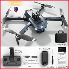 JJRC X28 GPS Drone 4K EIS Dual-Camera FPV Foldable RC Quadcopter Brushless Motor Obstacle Avoidance 2.4G WiFi - Thedroneflight
