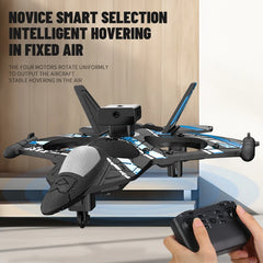 RC Aircraft with Camera Obstacle Avoidance Fighter 2.4G Airplane EPP Foam Plane Remote Control Helicopter Toys For Children Gift - Thedroneflight
