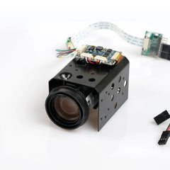 Foxeer 30x Optical Zoom Camera — 700TVL, Sony CCD + Effio DSP, PWM Control, AHD/CVI/CVBS, 10x/30x, for FPV UAV & Fixed-Wing