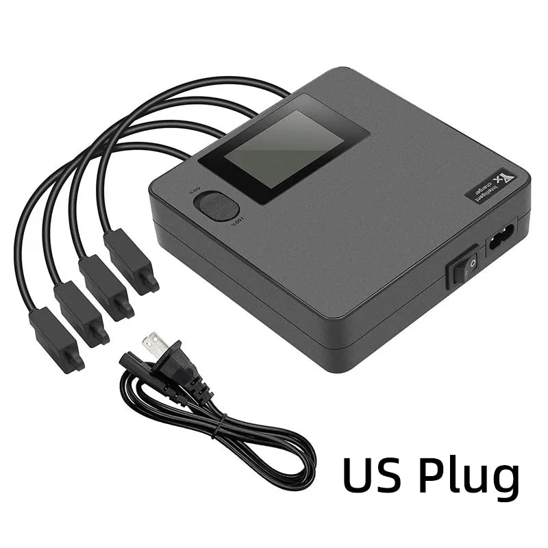 For DJI Air 3 Drone Battery Digital Display Charger 6 In 1 Charging Hub Fast Smart Charger With USB Adapter Port Accessories - Thedroneflight