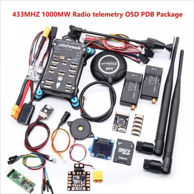 Pixhawk PX4 2.4.8 Flight Controller 32-Bit Autopilot with Safety Switch & Buzzer