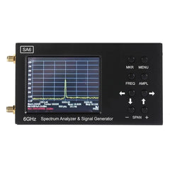 6G SA6 Spectrum Analyzer Signal Generator 35M-6.2GHz Signal Source 1300MHz-10GHz Log Periodic Antenna Test Signal Equipment